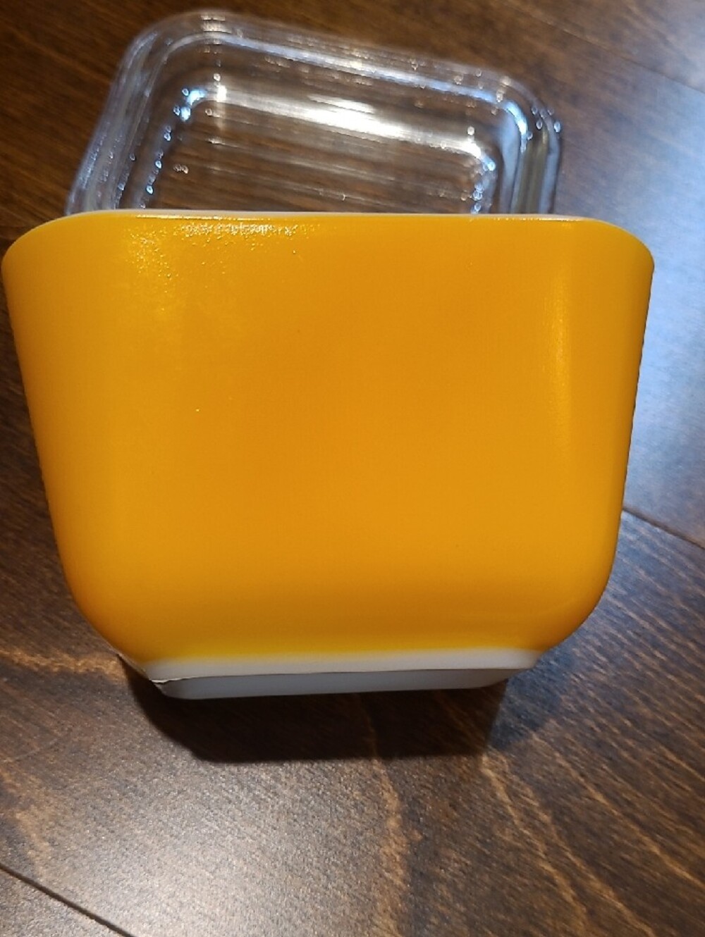 Retro Pyrex Orange Glass Covered 1.5 Cup Dish - Picture 7 of 9